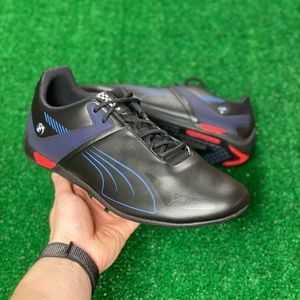 Puma BMW MMS A3rocat Low Mens Racing Shoes Black Blue Red 306871-01 NEW Multi Sz